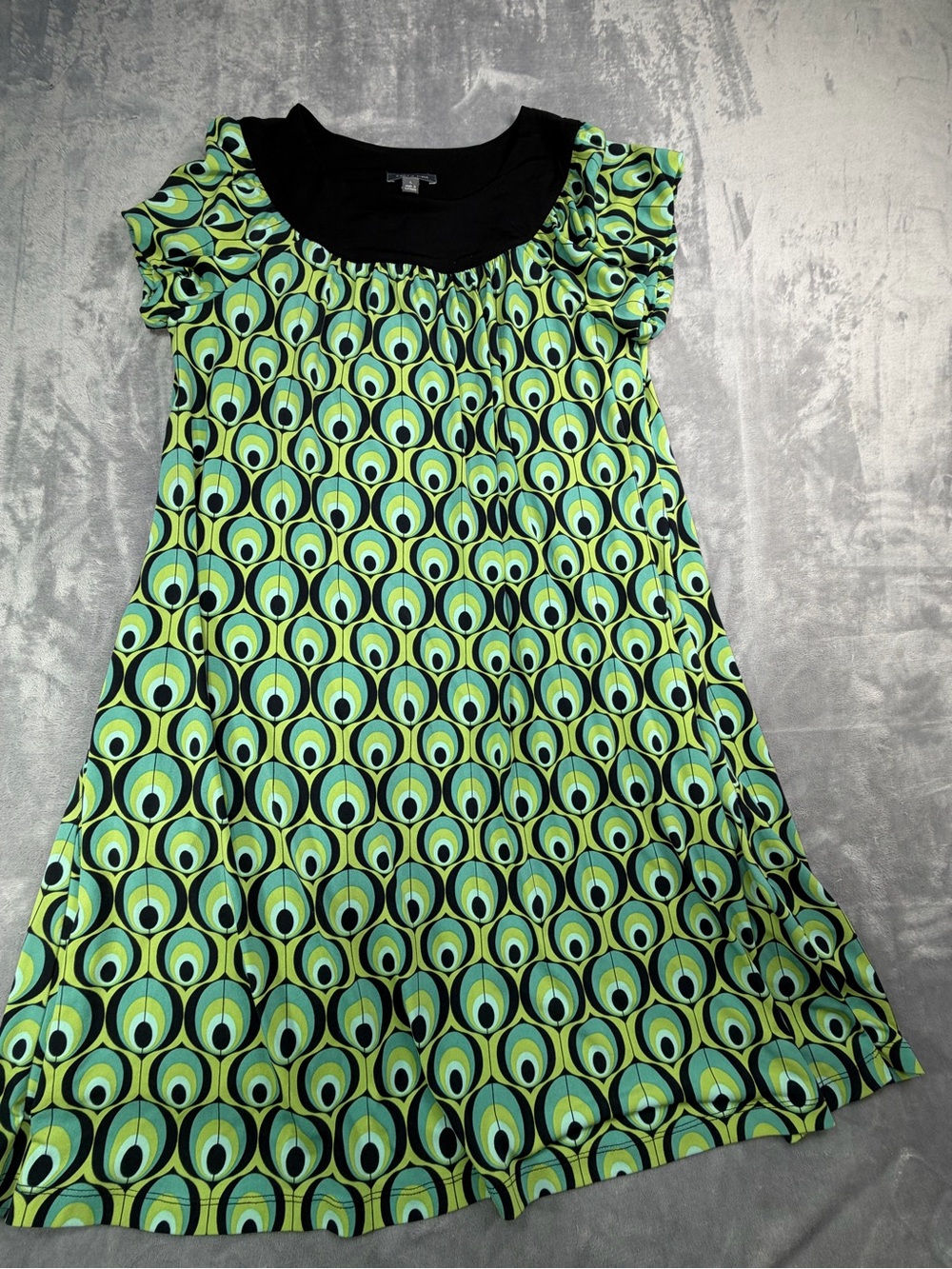 Boho Dress Apt. 9 Green A-Line Midi Dress Guest Party Fall Wedding Women’s L